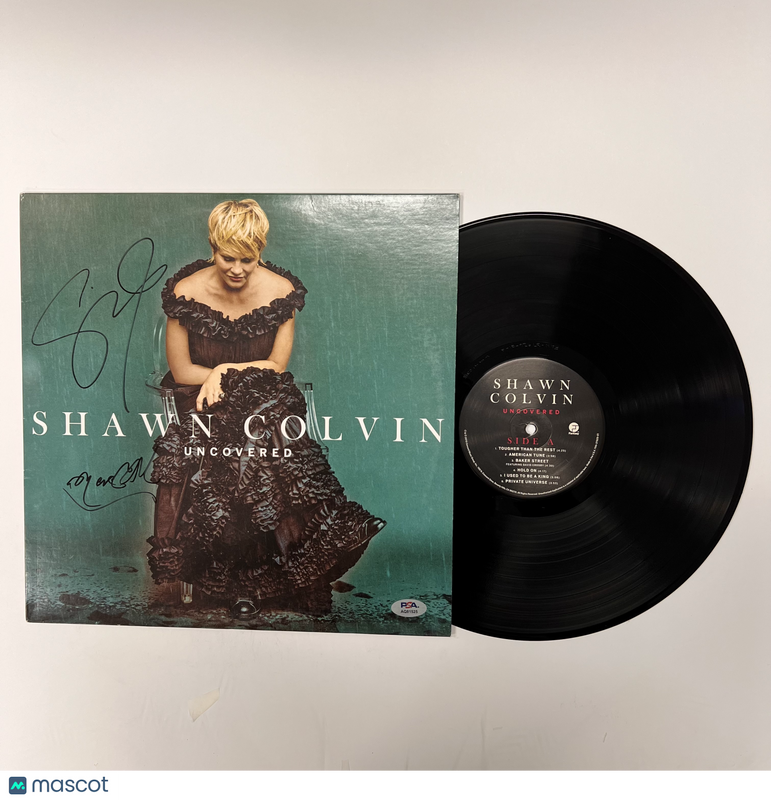 Shawn Colvin Signed Uncovered Vinyl Album PSA Autographed