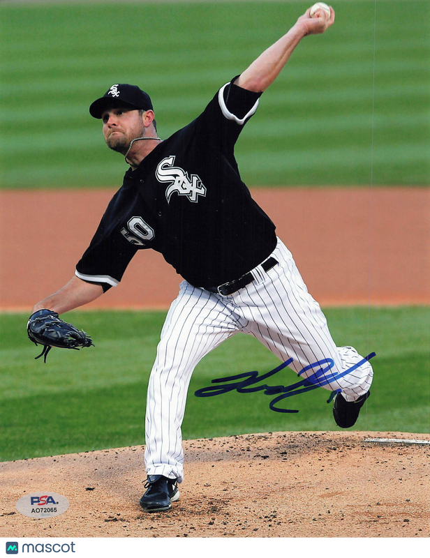 John Danks Chicago White Sox Signed 8x10 Photo PSA