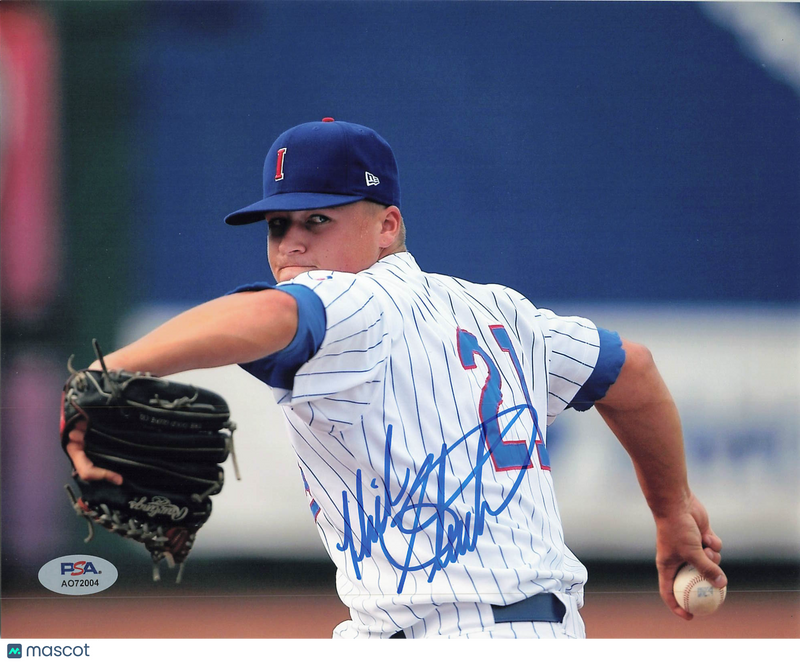 Nick Struck Chicago Cubs Signed 8x10 Photo PSA