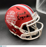 Curt Cignetti Signed Indiana Hoosiers Mini Helmet JSA Autographed