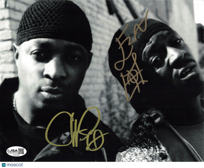 Flavor Flav and Chuck D signed 8x10 Photo Public Enemy JSA Autographed