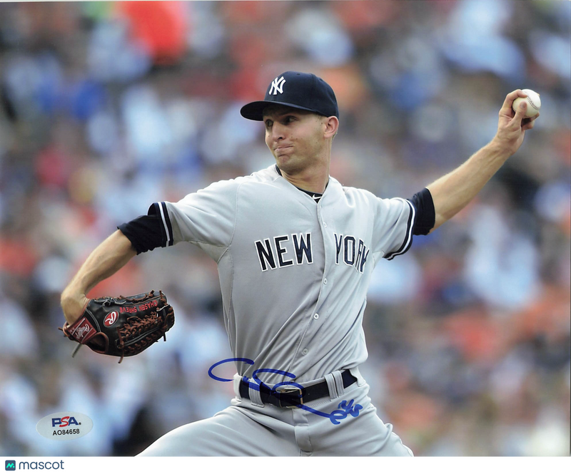 Chasen Shreve New York Yankees Signed 8x10 Photo PSA