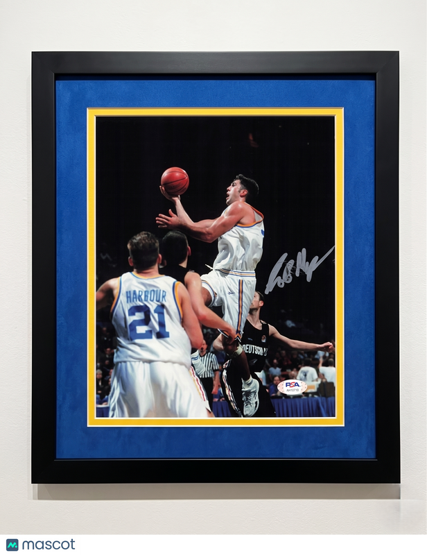Bob Myers UCLA Bruins Signed Basketball 8x10 Custom Framed Photo PSA