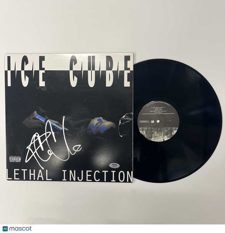 Ice Cube Signed Lethal Injection Vinyl Album PSA Autographed