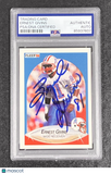 1990 Fleer #127 Ernest Givins Signed Card Auto PSA Slabbed Oilers