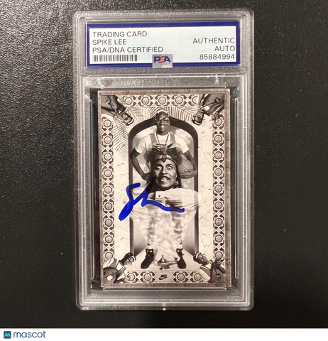 1991 Nike Trading Card Spike Lee #5 Signed Card Auto PSA Slabbed