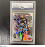 2020-21 Topps Chrome Refractor Raw #34 Kairi Sane signed card PSA