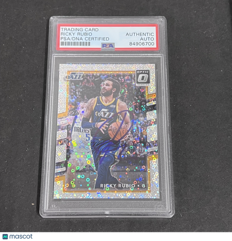 2018 Ricky Rubio Panini Prizm#145 Signed Card PSA Auto Auth Autographed