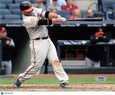 Welington Castillo Baltimore Orioles Signed 8x10 Photo PSA