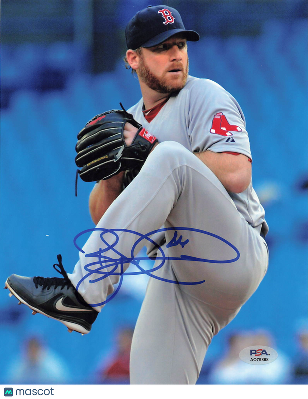 Ryan Dempster Signed 8x10 Photo PSA Boston Red Sox