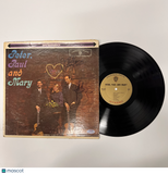 Paul Stookey&Peter Yarrow Signed Peter, Paul and Mary Vinyl Album PSA