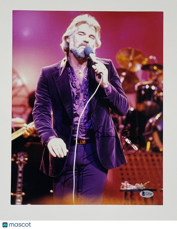 Kenny Rogers signed 11x14 Photo BAS Autographed The Kenny Rogers Special