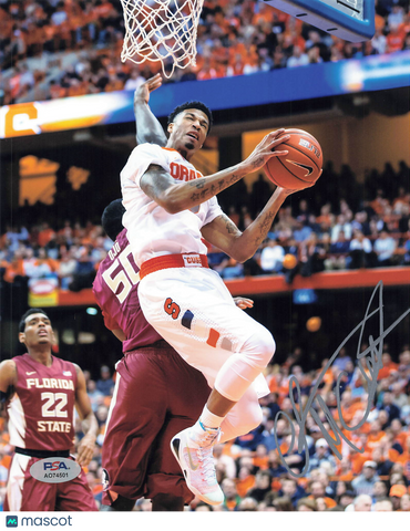 Chris McCullough Syracuse Orange Signed Basketball 8x10 Photo PSA