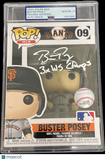 Buster Posey Signed Baseball #09 Funko Pop PSA Encapsulated Autographed