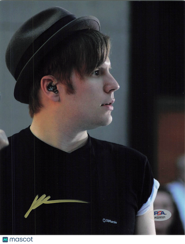 Patrick Stump 8x10 Photo PSA Autographed
