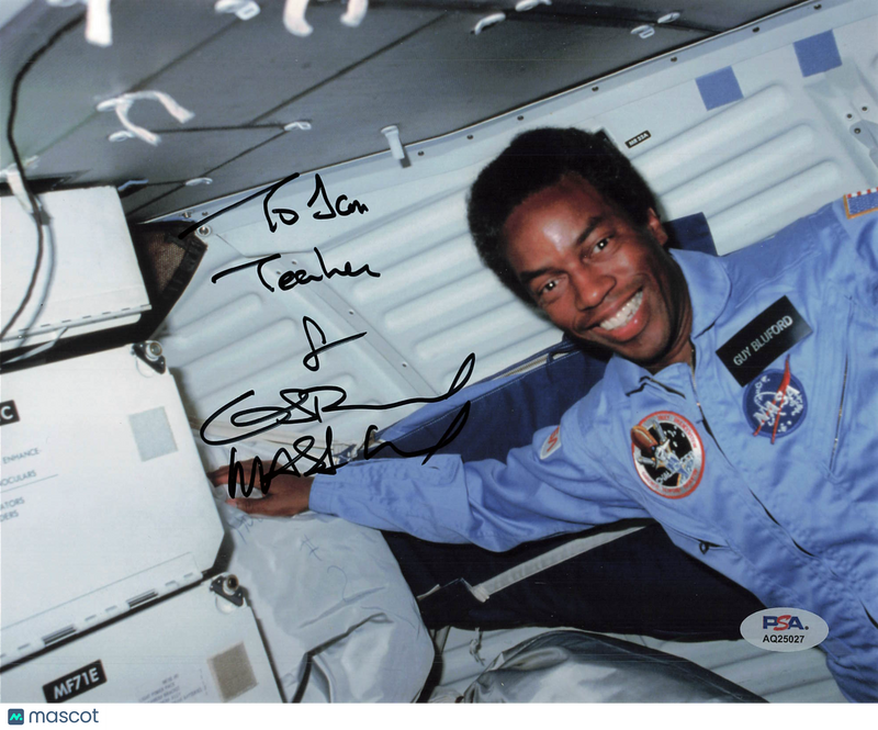 Guion Bluford Signed 8x10 Photo PSA Autographed