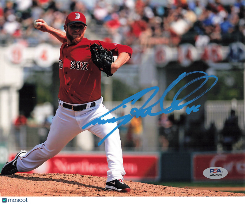 Craig Kimbrel Boston Red Sox Signed 8x10 Photo PSA