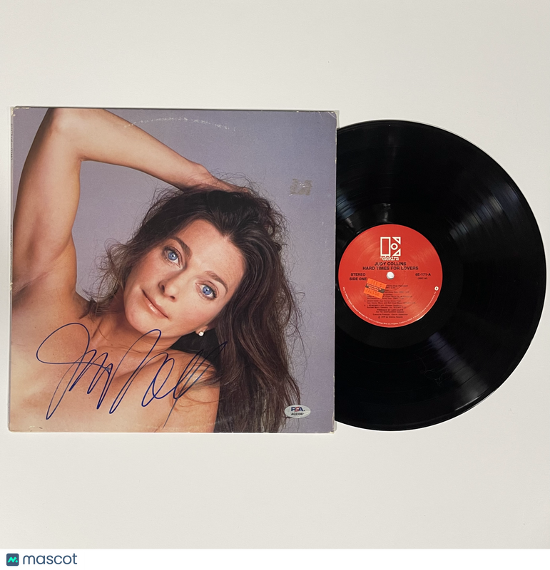 Judy Collins Signed Hard Times for Lovers Album PSA Autographed