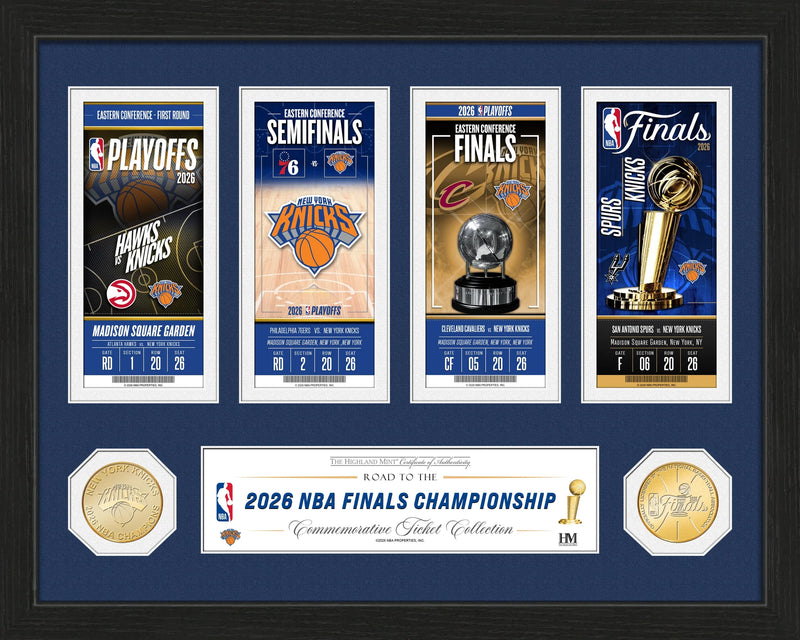New York Knicks 2026 Road to the NBA Championship Bronze Coin Ticket Collection
