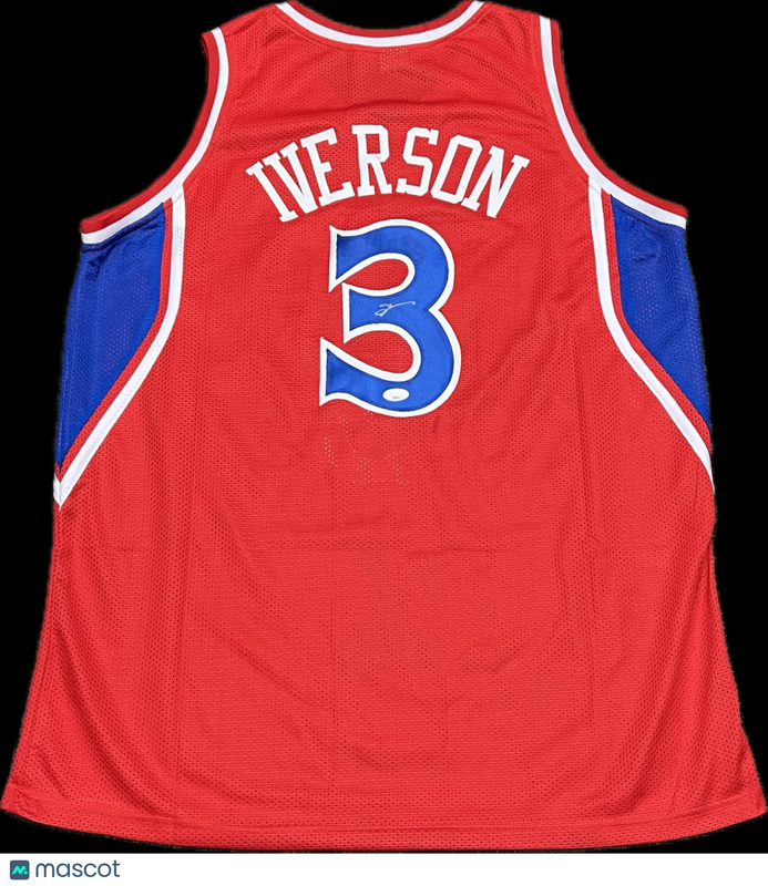 Allen Iverson Signed Philadelphia 76ers Jersey JSA