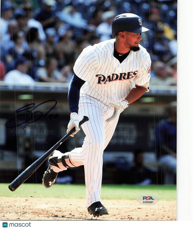 Jose Rondon San Diego Padres Signed 8x10 Photo PSA