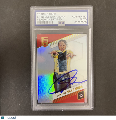 Shinsuke Nakamura 2023 Panini Donruss Elite#49 Signed Card PSA Autographed