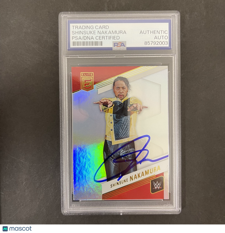 Shinsuke Nakamura 2023 Panini Donruss Elite#49 Signed Card PSA Autographed