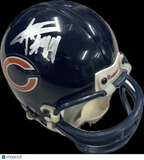 Austin Booker Signed Chicago Bears Football Helmet PSA Autographed