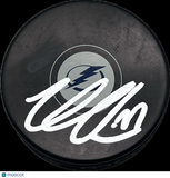Victor Hedman Signed Hockey Puck JSA Autographed