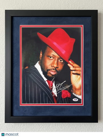 Wyclef Jean Signed 11x14 Custom Framed Photo PSA Autographed