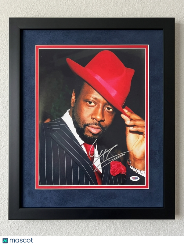 Wyclef Jean Signed 11x14 Custom Framed Photo PSA Autographed