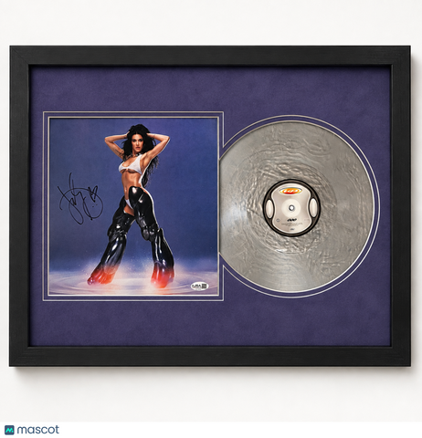 Katy Perry Signed 143 Framed Display CD Album JSA Autographed