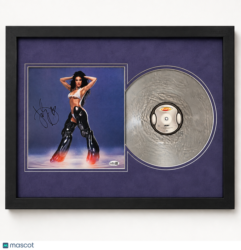 Katy Perry Signed 143 Framed Display CD Album JSA Autographed