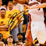 Baron Davis Golden State Warriors Signed Basketball 11x14 Photo BAS