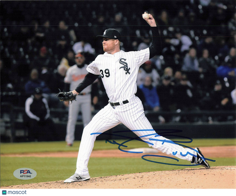 Aaron Bummer Signed 8x10 Photo PSA Chicago White Sox