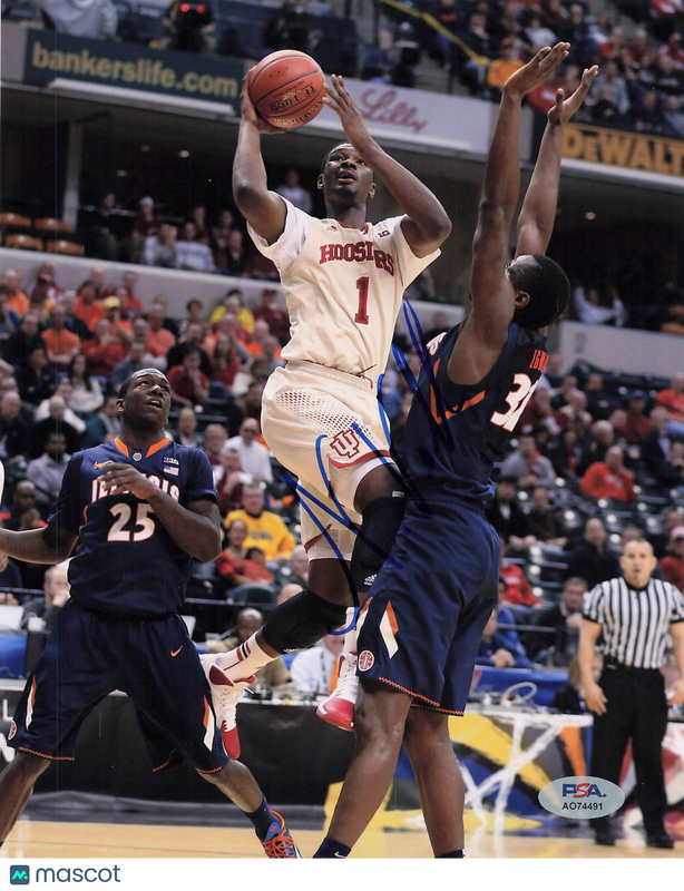 Noah Vonleh Signed photo PSA Indiana Hoosiers