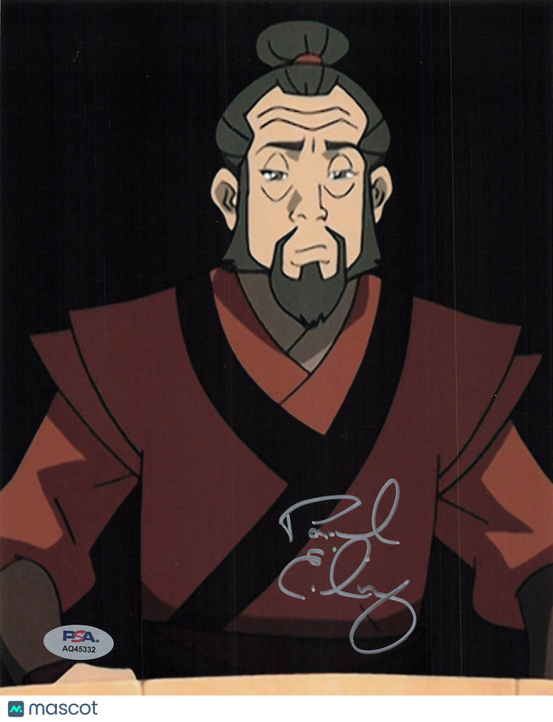 Paul Eiding Signed 8x10  Avatar The Last Airbender Photo PSA Autographed
