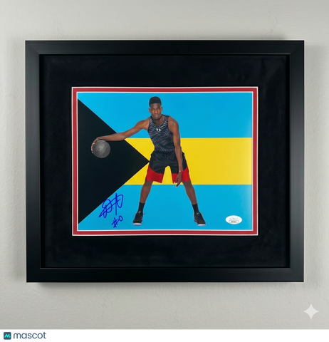 DeAndre Ayton Phoenix Suns Signed Basketball 11x14 Custom Framed Photo PSA Auth