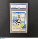 2024 Panini Donruss Football#139 Amon-Ra St. Brown  Signed Card Auto PSA Slabbed