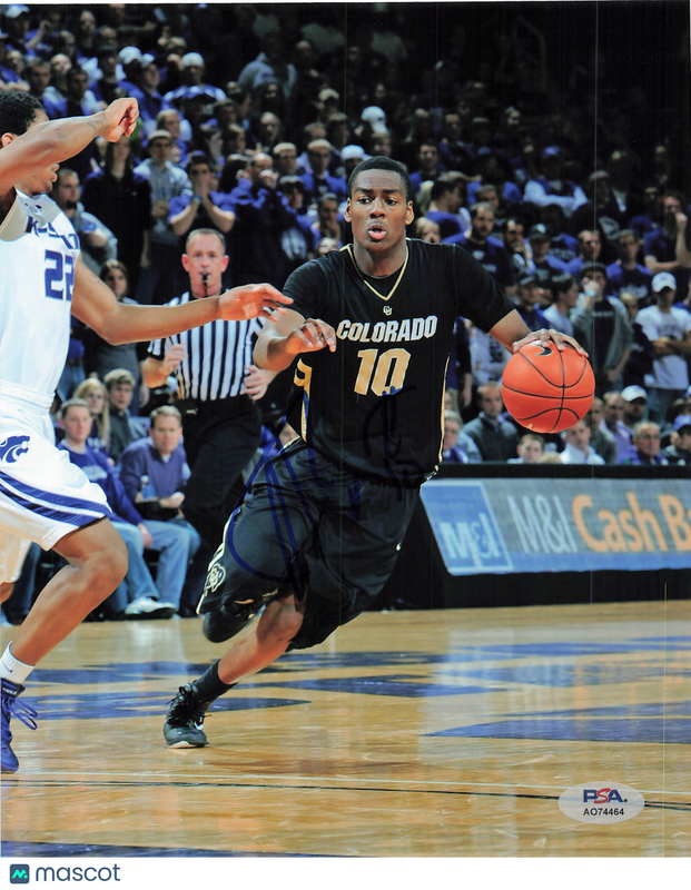 Alec Burks Signed 8x10 Photo PSA Colorado Buffaloes