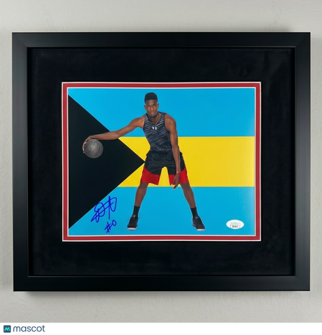 DeAndre Ayton Phoenix Suns Signed Basketball 11x14 Custom Framed Photo PSA Auth