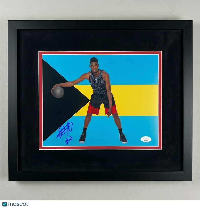 DeAndre Ayton Phoenix Suns Signed Basketball 11x14 Custom Framed Photo PSA Auth