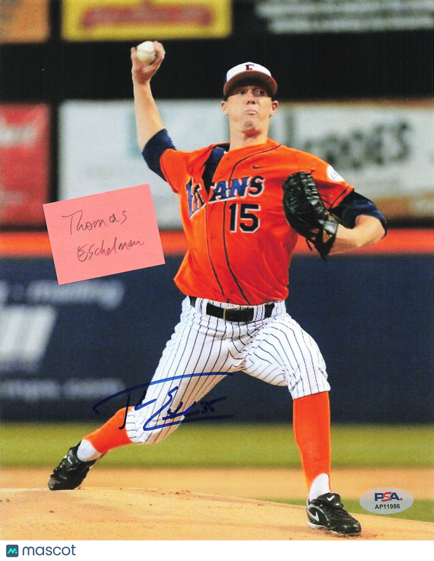 Thomas Eshelman Cal State Fullerton Titans Signed 8x10 Photo PSA