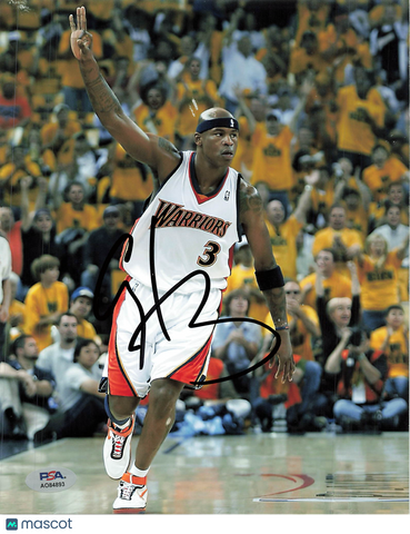 Al Harrington Signed Photo PSA Golden State Warriors