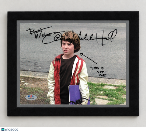 Anthony Michael Hall Signed 8x10 Framed Photo PSA Autographed