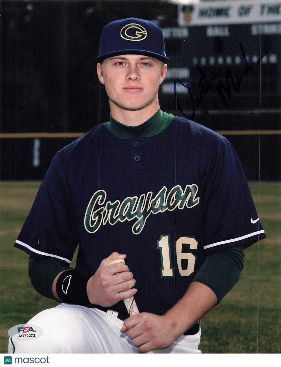Austin Meadows Grayson Rams Signed 8x10 Photo PSA – Golden State ...
