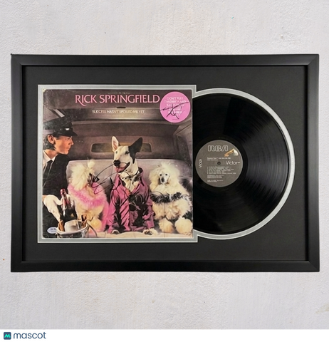 Rick Springfield Signed Success Hasn't Spoiled Me Yet Custom Framed Vinyl PSA