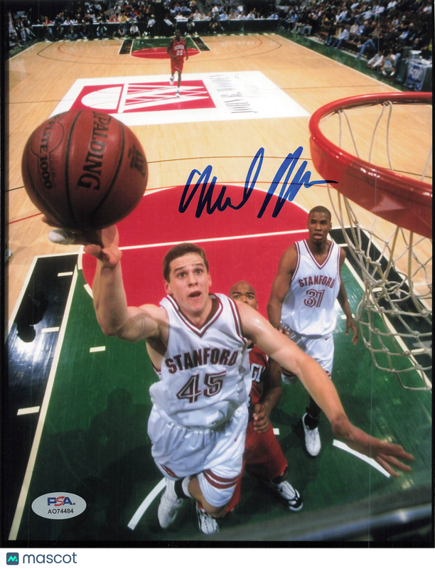 Mark Madsen Signed 8x10 Photo PSA Stanford Cardinal