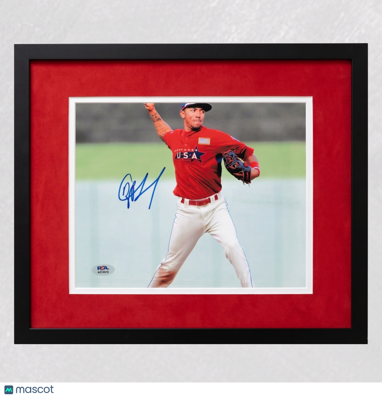 J.P. Crawford Seattle Mariners Signed 11x14 Custom Framed Photo PSA