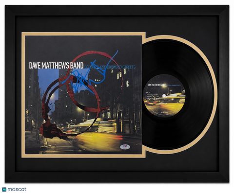 Dave Matthews Signed DMB Before These Crowded Streets Custom Framed Vinyl PSA